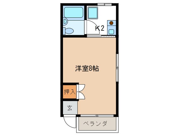 マンション小森の物件間取画像